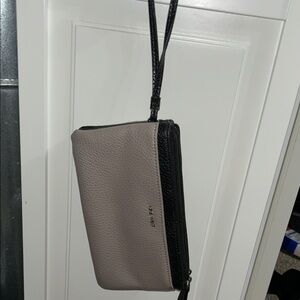 Nine West Black and Gray Wristlet never used